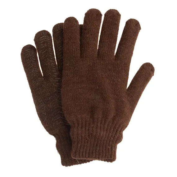 Перчатки трикотажные, двойные, верблюжья и овечья шерсть, ПВХ покрытие, Сибртех