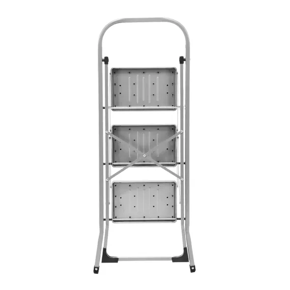 Стремянка стальная, 3 широкие ступени 20х30 см с полимерным покрытием Сибртех