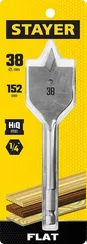STAYER Flat, 38 x 152 мм, перовое, cверло по дереву (2950-38)