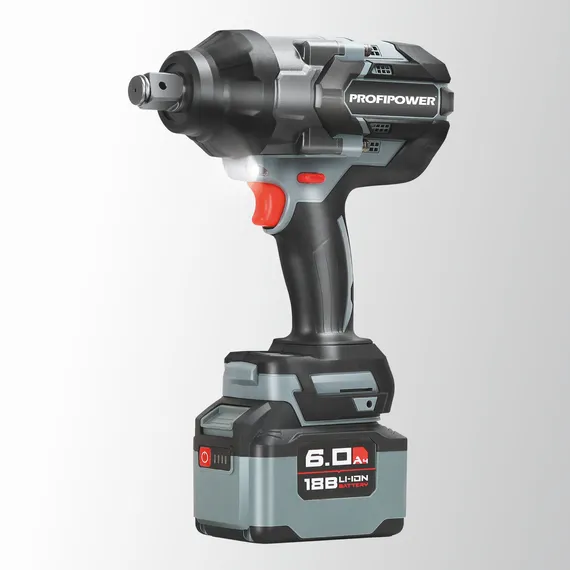 Аккумуляторный бесщеточный ударный гайковерт PROFIPOWER T-1200N E0244