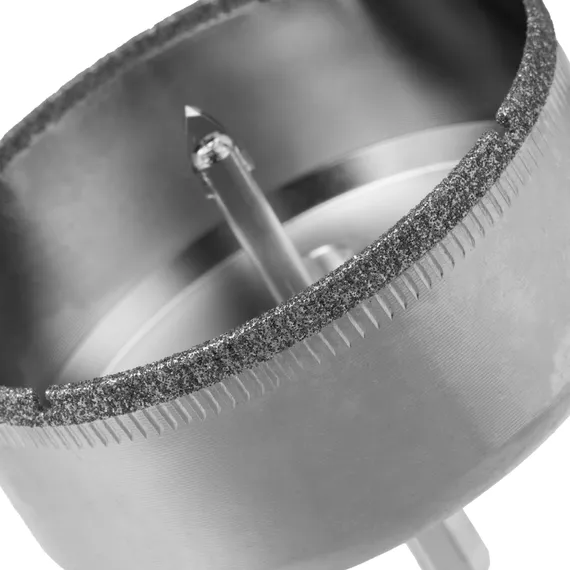 Сверло по керамической плитке и стеклу, 70 х 55 мм, шестигранный хвостовик, с центрующим сверлом Сибртех