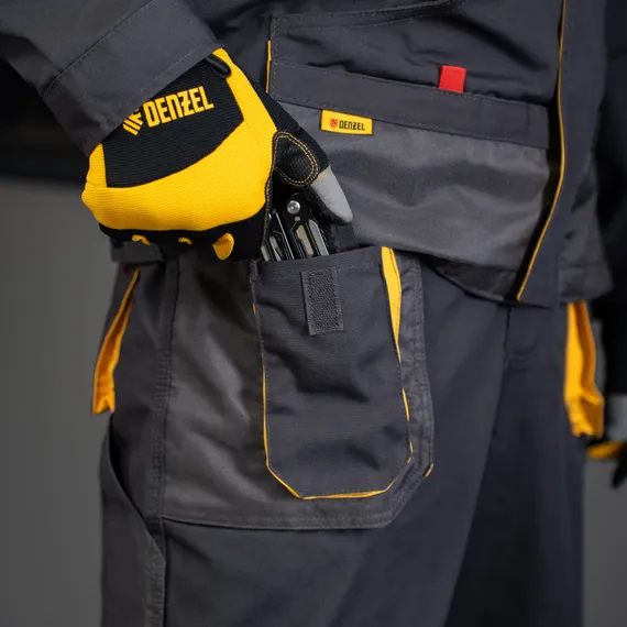 Брюки профессиональные рабочие, 65% полиэстер 35% хлопок, L Denzel