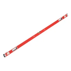 Уровень алюминиевый, магнит, фрезерованный, 3 глазка (1 зеркальный) двухкомпонентные рукоятки, 2000 мм Matrix