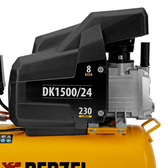 Компрессор воздушный DK1500/24, Х-PRO 1.5 кВт, 230 л/мин, 24 л Denzel