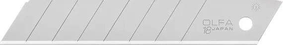 OLFA 18 мм, 50 шт, в пластиковом кейсе, сегментированные лезвия (OL-LB-50)