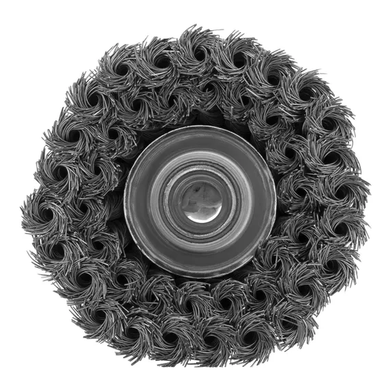 Щетка для УШМ, 100 мм, М14, "чашка", двухрядная, крученая проволока 0.35 мм Matrix