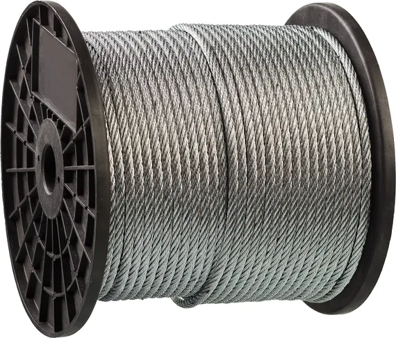 ЗУБР DIN 3055, свивка 6 x 7 + FC, 3 мм, L 200 м, стальной трос, Профессионал (4-304110-03)