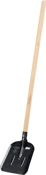 ЗУБР ПРОФИ-5 350х230х1450мм, полотно рессор.сталь 1.6мм закалено, c ребрами жестк., черенок высш.сорт, тип ЛСП, совковая лопата, Профессионал (39457)