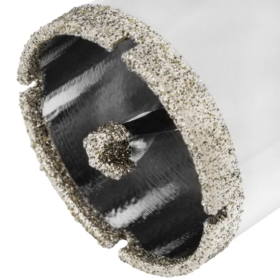 Сверло алмазное по керамограниту, 38 х 67 мм, трехгранный хвостовик Matrix