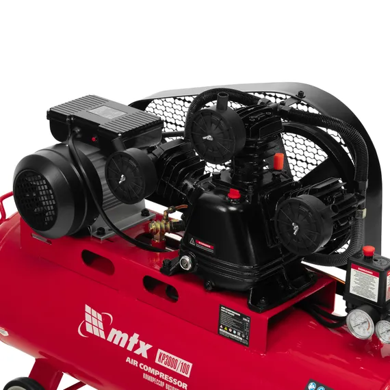 Компрессор воздушный ременный привод КР3000/100  3,0 кВт, 100 литров, 510 л/мин МТХ