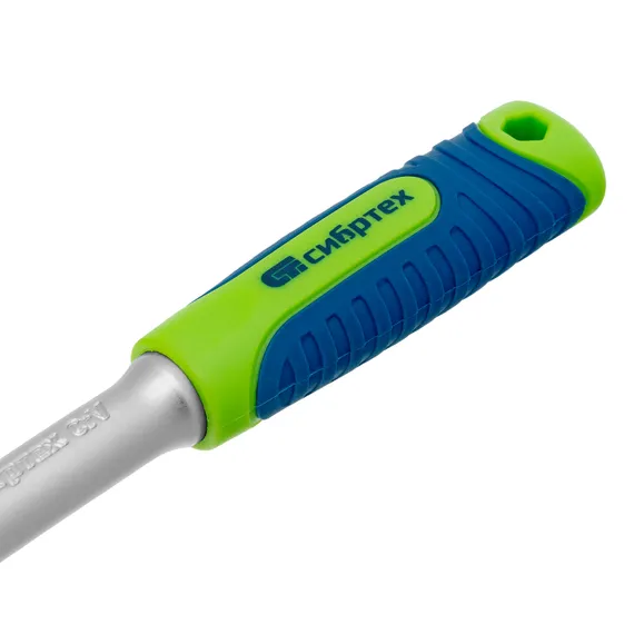 Ключ-трещотка 1/4", 45 зубьев, с быстрым сбросом, матовый хром Сибртех