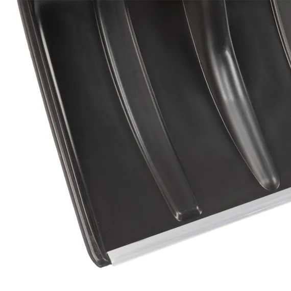 Лопата для уборки снега пластиковая, 470х350х1410 мм, деревянный черенок, Сибртех