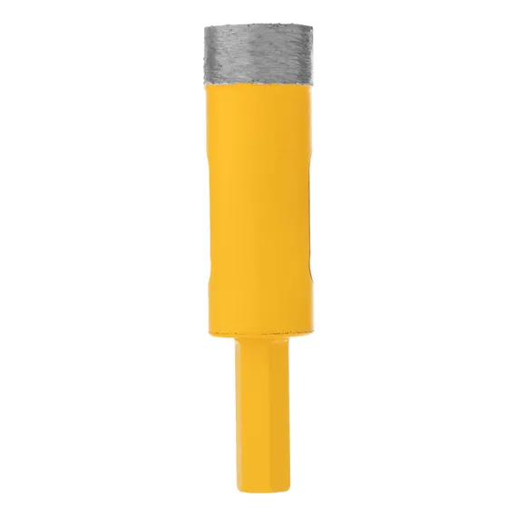 Сверло алмазное по керамограниту, 18 мм, мокрая резка, трехгранный хвостовик Denzel