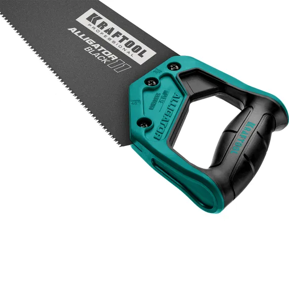 KRAFTOOL Alligator Black 11, 450 мм, ножовка для точного реза (15205-45)