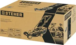 STEHER 1300 Вт, ш/с 33 cм, сетевая газонокосилка (LM-33-1300)