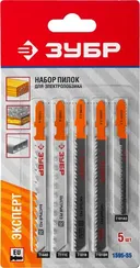 ЗУБР T-хвост., по дереву, 5 шт, набор полотен для лобзика (1595-S5)