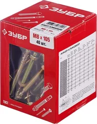 ЗУБР М8 х 105 мм, 40 шт, клиновой анкер (302032-08-105)