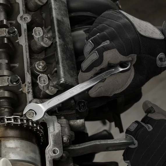 Набор инструментов, 1/4", 3/8", 1/2", Cr-V, S2, усиленный кейс, 216 предметов Stels