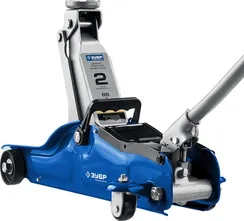 ЗУБР Т-35, 2 т, 85 - 330 мм, подкатной домкрат с низким подхватом, Профессионал (43056-2)