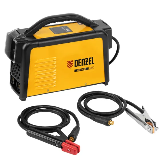 Аппарат инвертор. дуговой сварки SDM-220 Top, 220 А, ПВ 60% кейс Denzel