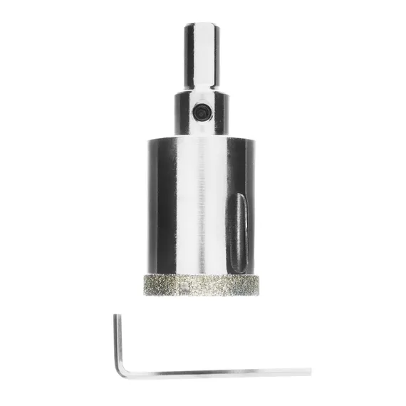 Сверло алмазное по керамограниту, 30 х 67 мм, трехгранный хвостовик Matrix