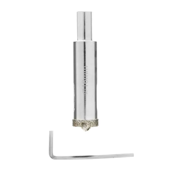 Сверло алмазное по керамограниту, 16 х 67 мм, трехгранный хвостовик Matrix