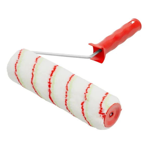 Валик "Эмали" , 250 мм, ворс 12 мм, D - 48 мм, D ручки - 6 мм, полиамид, полиакрил Сибртех