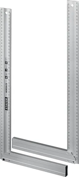 STAYER 500 мм, жесткий столярный угольник, Professional (3432-50)