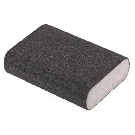 Губка для шлифования, 100 х 70 х 25 мм, овал, твердая, P 40 Matrix