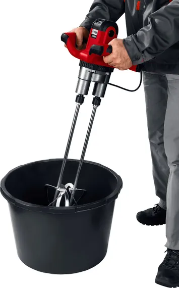 ЗУБР М27, 1400 Вт, строительный двойной миксер (МРД-1400)