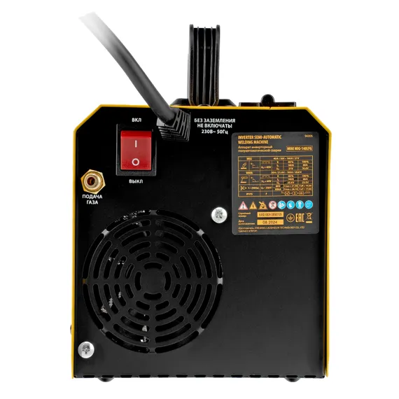 Аппарат инвертор. полуавтомат. сварки Mini MIG-140LFG, 140 А, ПВ 60%// Denzel