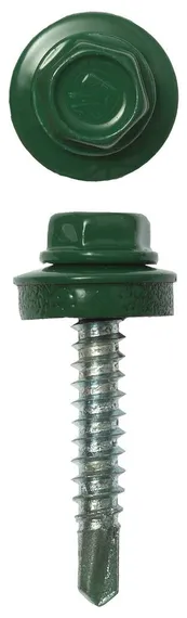 ЗУБР СКД 6002, 29 х 4.8 мм, зелёный лист, 2500 шт (12,6 кг.), кровельный саморез, Профессионал (4-300310-48-029-6002)