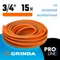 GRINDA FLEX 3, 3/4″, 15 м, 20 атм, из термоэластопласта, трёхслойный, армированный, гибкий, поливочный шланг, PROLine (429008-3/4-15)