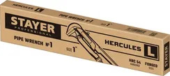 STAYER Hercules-L, №1, 1″, 330 мм, трубный ключ с прямыми губками (27331-1)