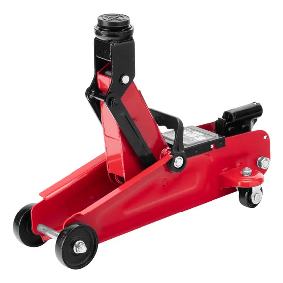 Домкрат гидравлический подкатной, 2 т, 135-320 мм, в пласт. кейсе MTX