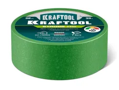 KRAFTOOL #300 Strong 38 мм х 30 м, для грубых и шероховатых поверхностей, малярная лента (12103-38)