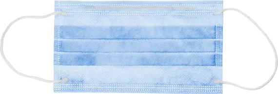 ЗУБР 5 шт, гипоаллергенная, трехслойная техническая защитная маска, Профессионал (11107-H5)