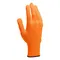 Перчатки трикотажные, синтетическая нить, ПВХ-гель точка, цвет: оранжевый, L, 13 класс Сибртех