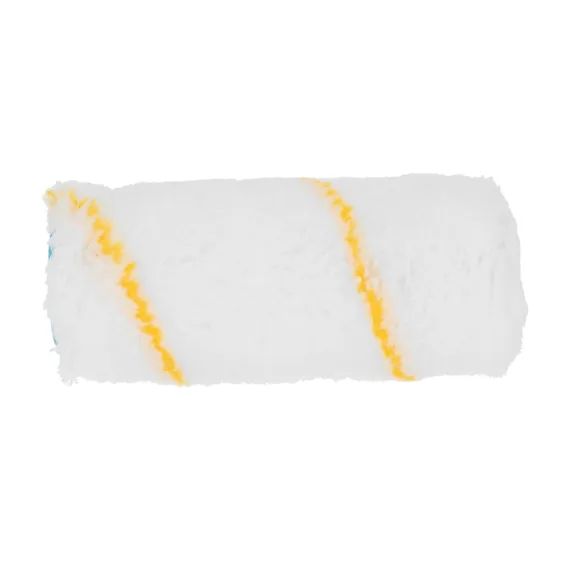 Миди-валик сменный ПОЛИАКРИЛ желтая полоса, 110мм, ворс 12мм, D 30мм, D ручки 6мм MTX