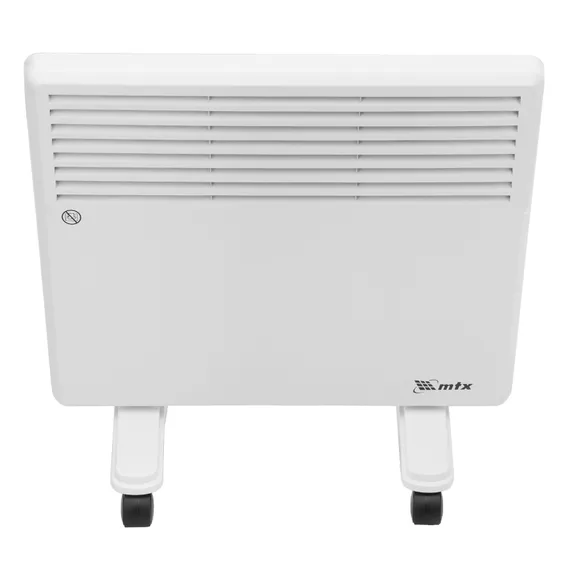 Конвектор электрический CH-1000, 1000 Вт, X-образный нагреватель, термостат, колеса  MTX