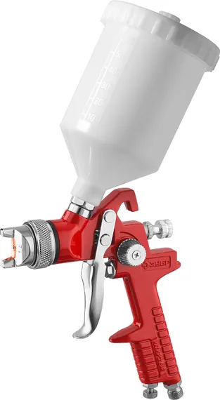 ЗУБР МХ 250, HVLP 1.4 мм, Пневматический краскопульт с верхним бачком (06563-1.4)