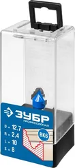 ЗУБР 12.7 x 10 мм, радиус 2.4 мм, фреза пазовая фасонная №6, Профессионал (28745-12.7)