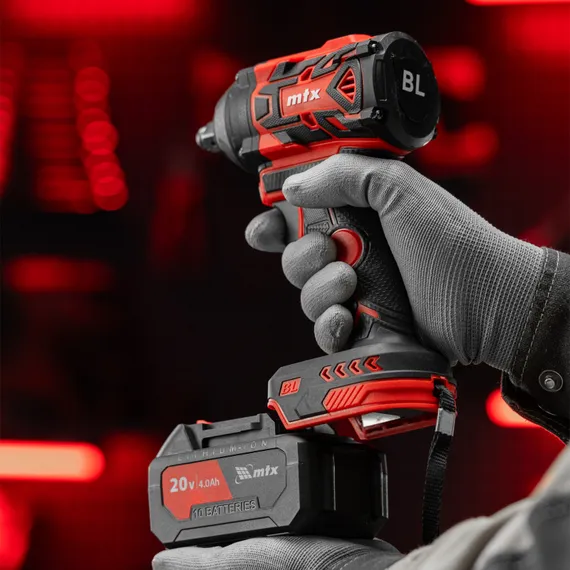 Гайковерт ударный аккумуляторный бесщет. CIWU-BL-20-600, Li-Ion, 20 В MTX