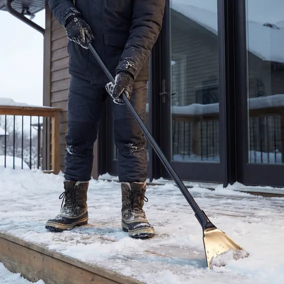 Ледоруб-топор кованый 140 мм, 1.75 кг, металлический черенок, Сибртех