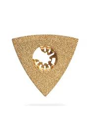 ЗУБР CARBIDE ВК8 Р60, 80 мм полотно треугольное зачистное с твердосплавной крошкой: клей, краска, раствор, кирпич, пенобетон, StarQuick (15583-P60)