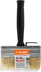 ЗУБР 3 х 12 см, светлая натуральная щетина, пластмассовый корпус, все виды ЛКМ, макловица (01802-12)