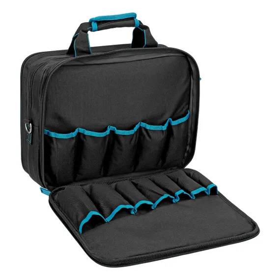 Сумка для инструмента Meister, 31 карман, отсек для ноутБука, наплечный ремень, 400 х 170 х 300 мм Gross