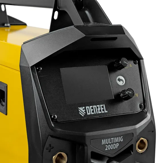 Аппарат инвертор. полуавтомат. сварки MultiMIG-200DP Synergy Double Pulse, 200 А, ПВ 80% Denzel