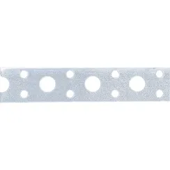 Лента перфорированная, вентиляционная, прямая, 0.55 мм, LP, V 2 см х 25 м, цинк Сибртех