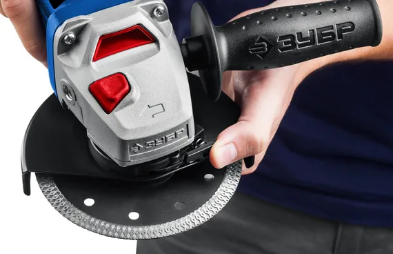 УШМ, (болгарка) электрическая, ЗУБР 1500 Вт, d125 мм, Профессионал (УШМ-П125-1500 ПСТ)